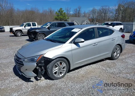 2019 Hyundai Elantra Sel from USA, damaged, VIN 5NPD84LF1KH414072